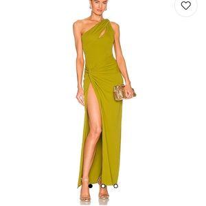 Nicholas Kingsley Gown in Moss